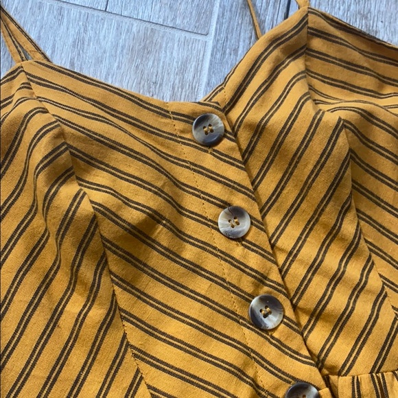 Japna 100% Cotton Honey Yellow Smocked Dress - Picture 2 of 7